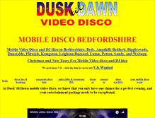 Tablet Screenshot of mobilediscobedfordshire.dtd-disco.co.uk
