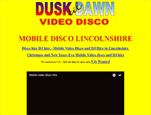 Tablet Screenshot of mobilediscolincolnshire.dtd-disco.co.uk